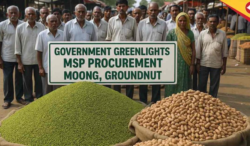 Government Greenlights MSP Procurement of Moong, Groundnut for 2025-26