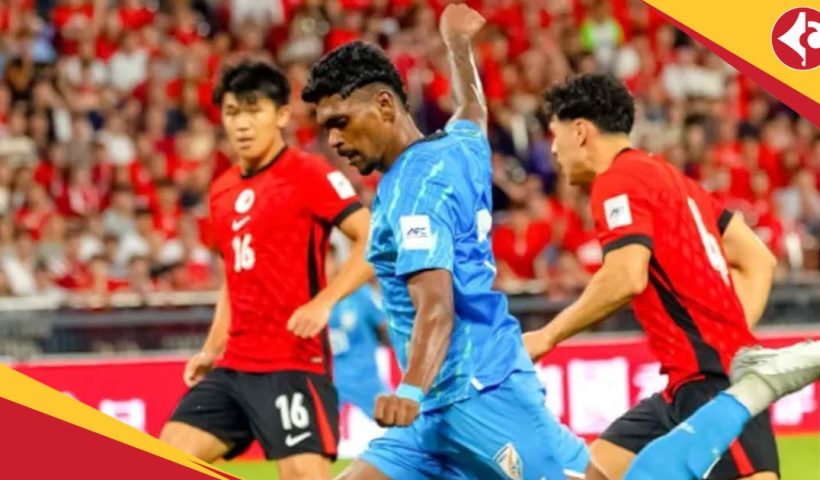 Indian Football Team concede last-minute goal to go down 1-0 to Hong Kong