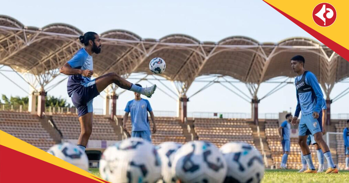 Indian Football Team vs Hong Kong