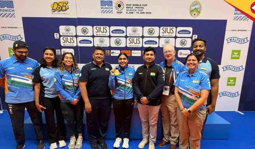 Indian Shooters Excel at ISSF World Cup 2025 Munich, Third Overall