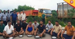 Indian Truck Drivers’ Hunger Strike at Fulbari Border