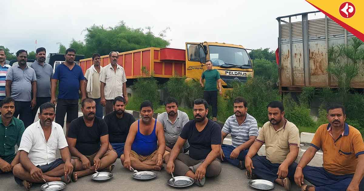 Indian Truck Drivers’ Hunger Strike at Fulbari Border