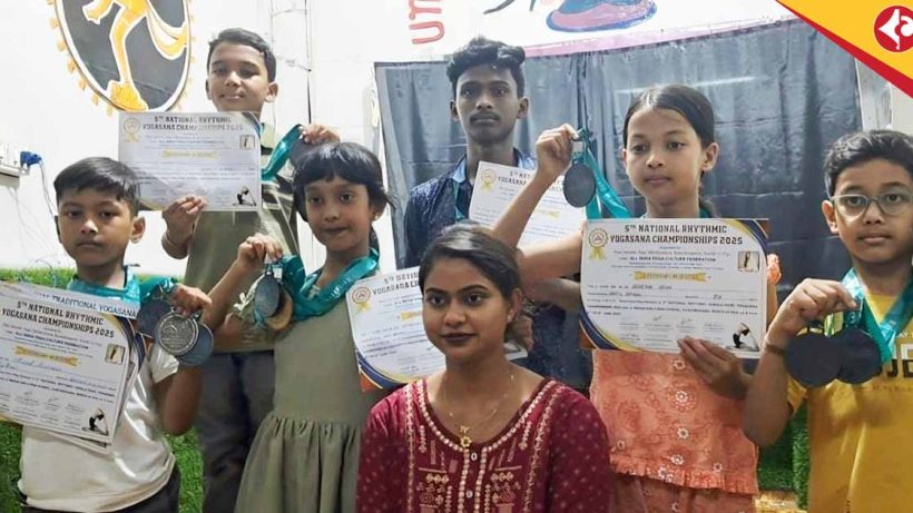 Jagrity Acharya Wins National Rhythmic Yogasana Championship, Dayanhatta Shines