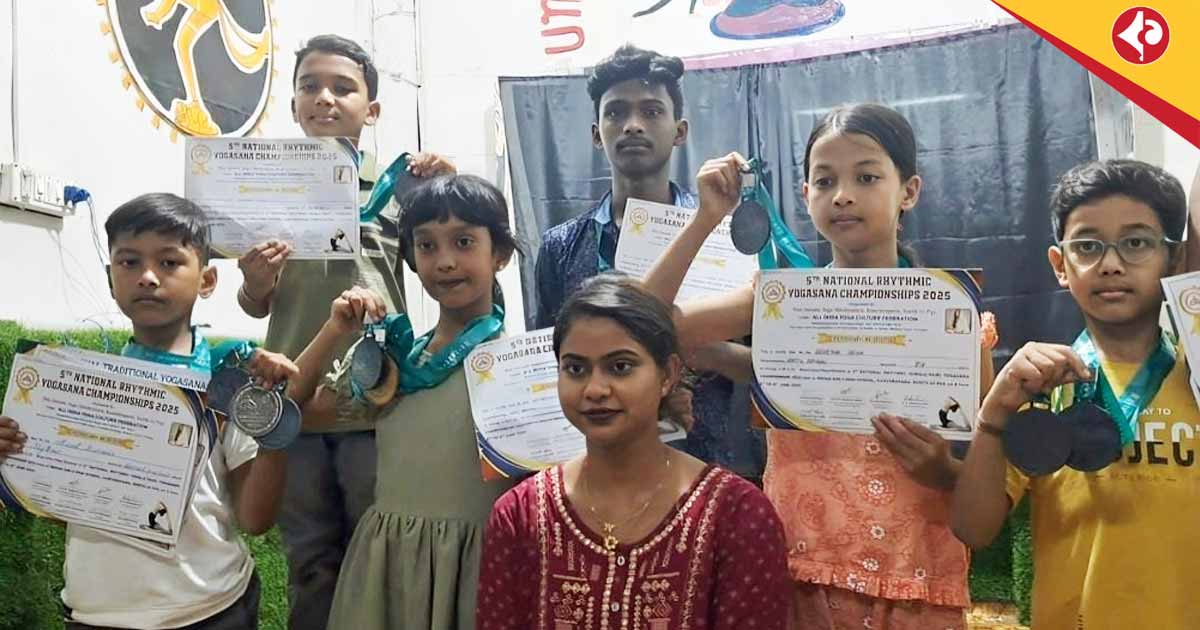 Jagrity Acharya Wins National Rhythmic Yogasana Championship, Dayanhatta Shines