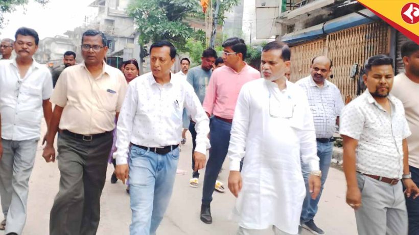 Jaigaon MG Road Revamp PWD Steps In to Fix Pothole-Ridden Stretch
