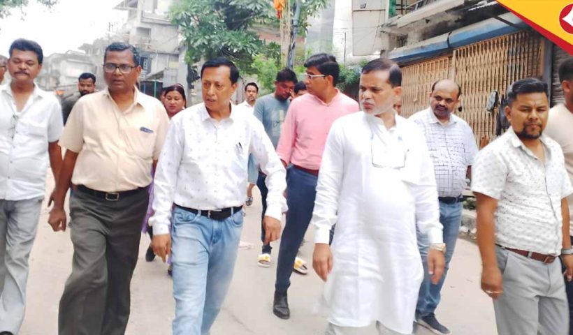 Jaigaon MG Road Revamp PWD Steps In to Fix Pothole-Ridden Stretch