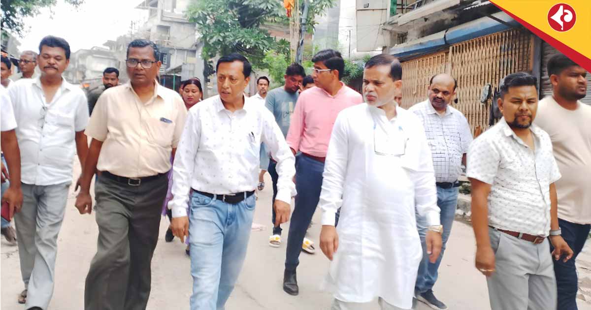 Jaigaon MG Road Revamp PWD Steps In to Fix Pothole-Ridden Stretch