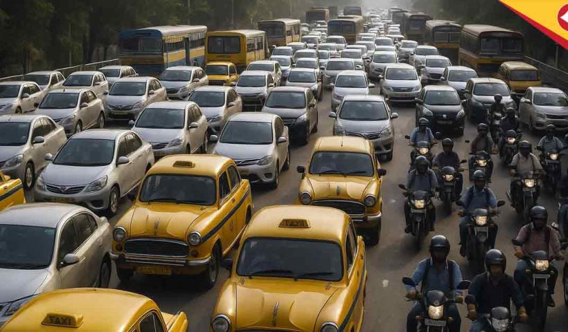 Kolkata Tops Global Office-Hour Traffic Jam