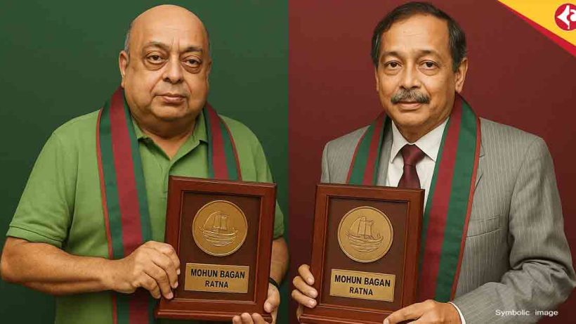 Mohun Bagan Ratna Tutu Bose, Anjan Mitra Honored by Green-Maroon Club