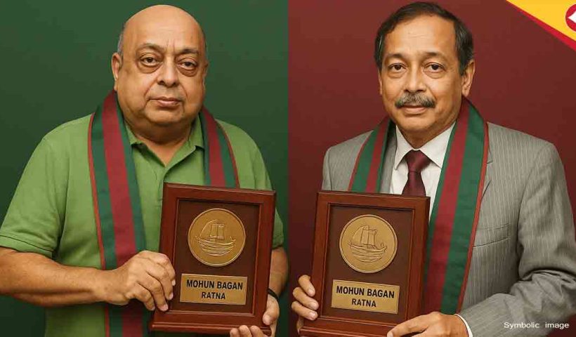 Mohun Bagan Ratna Tutu Bose, Anjan Mitra Honored by Green-Maroon Club