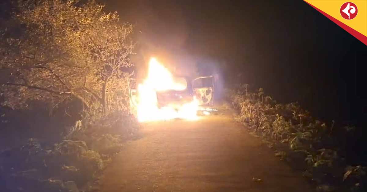 Moving Car Catches Fire in Kamakhyaguri, Sparks Panic in Alipurduar