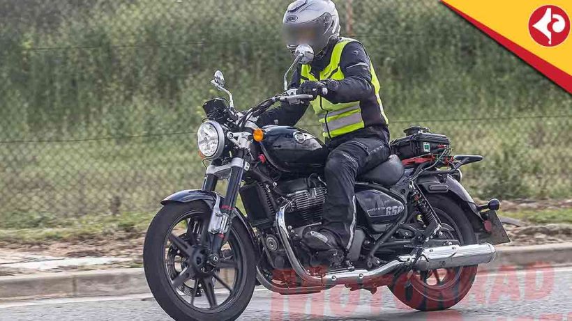 New Royal Enfield Super Meteor 650 Spotted Testing