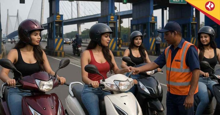 No Toll Tax for Two-Wheelers on National Highways: NHAI and Gadkari Debunk July 15, 2025, Claims