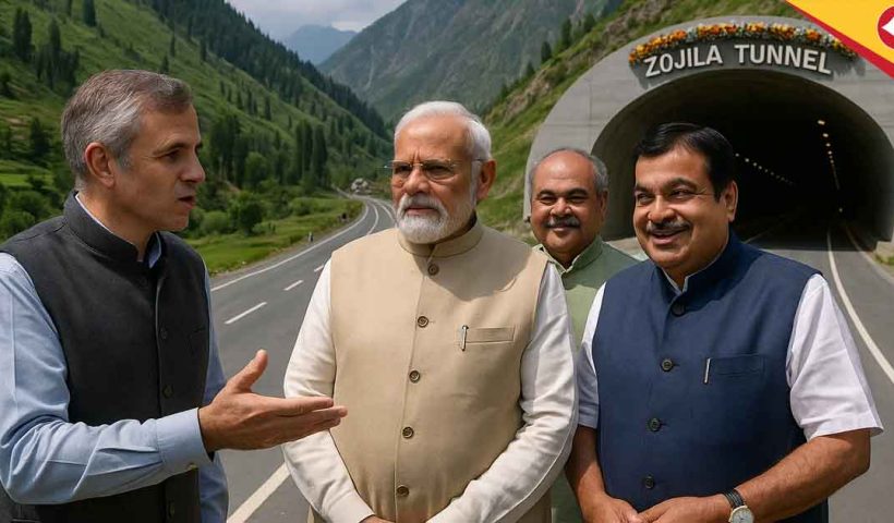 Omar Abdullah Praises Modi-Gadkari for ₹10,600 Crore J&K Road and Tunnel Projects