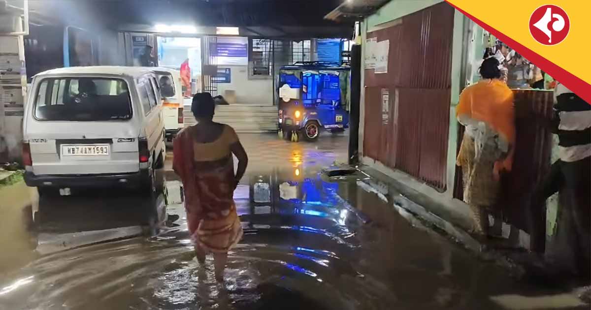 Stagnant Water at Siliguri’s Phansidewa Rural Hospital Entrance Sparks Public Outrage