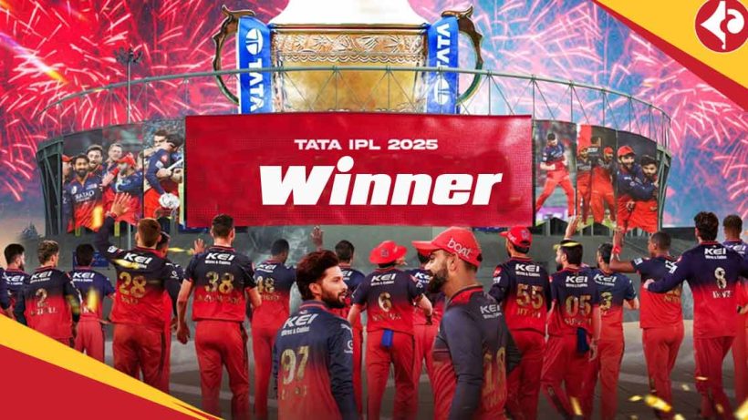 RCB win IPL 2025 Final beat Punjab Kings