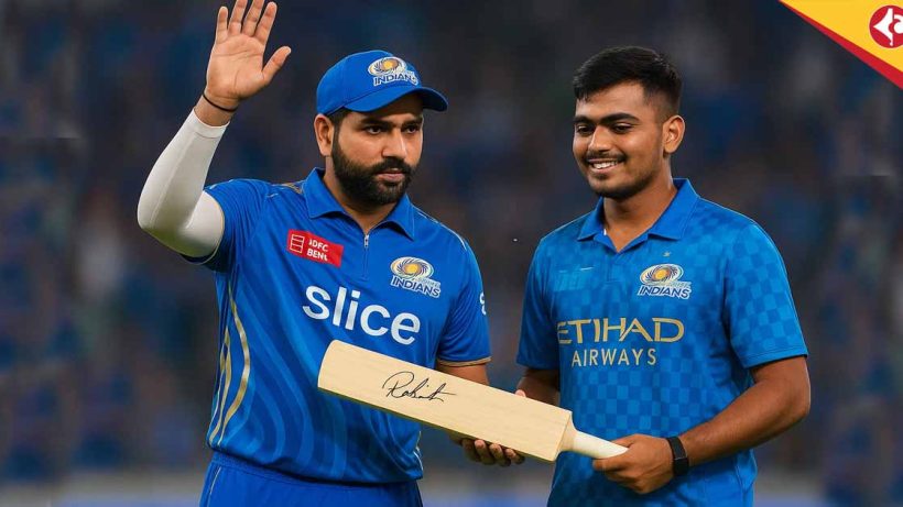Rohit Sharma Gifts Signed Bat to Before England Tour