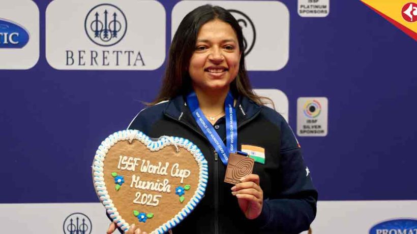 Sift Kaur Samra Clinches Bronze in Munich World Cup 50m 3P