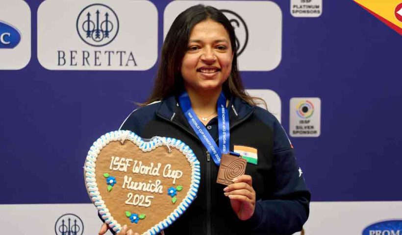 Sift Kaur Samra Clinches Bronze in Munich World Cup 50m 3P