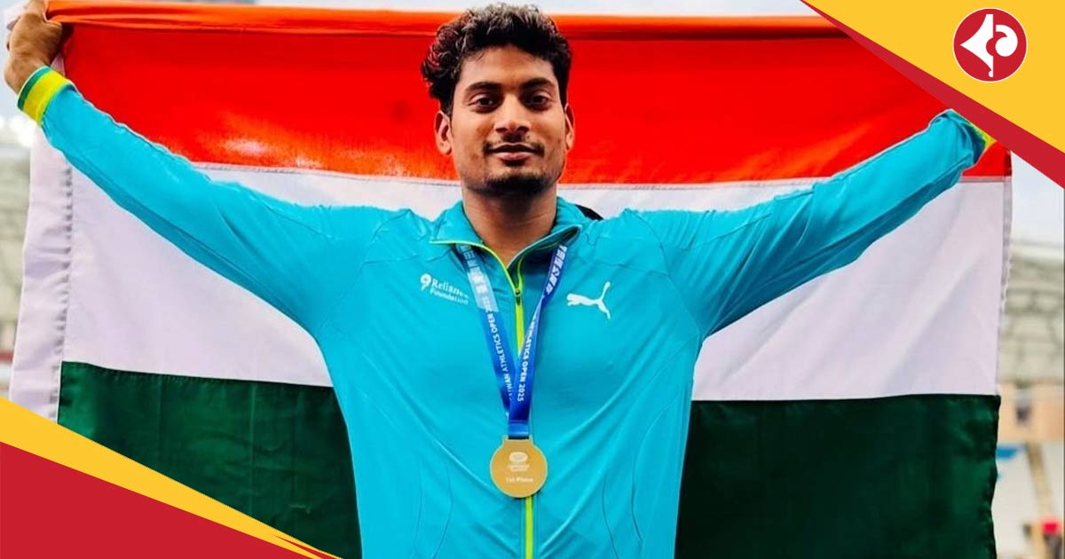 Taiwan Athletics Open gold medallist in Javelin thrower Rohit Yadav