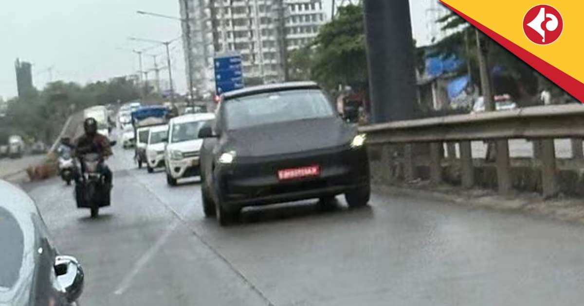 Tesla Model Y Juniper spotted on Indian roads again