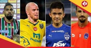 Top five players with most goal contributions of ISL