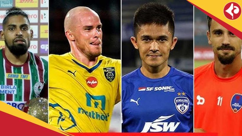 Top five players with most goal contributions of ISL
