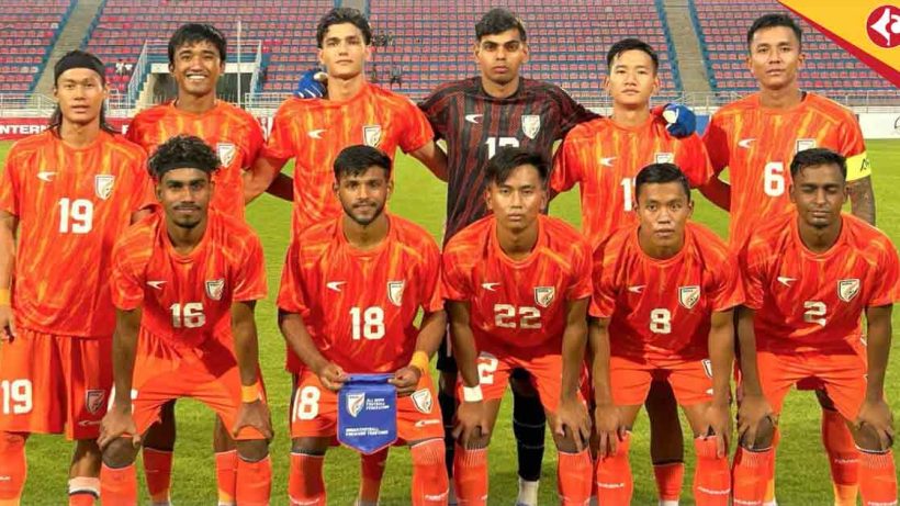 U-23 Indian Football Team team played a goalless draw with Kyrgyz Republic at Hisor Central Stadium in Tajikistan