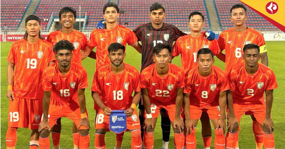 U-23 Indian Football Team team played a goalless draw with Kyrgyz Republic at Hisor Central Stadium in Tajikistan