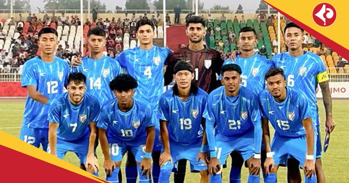 U23 Indian Football Team suffered a 2-3 defeat against Tajikistan