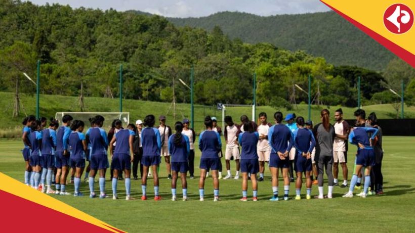 Under Coach Crispin Chettri Womens Indian Football Team ready for the road to AFC Womens Asian Cup
