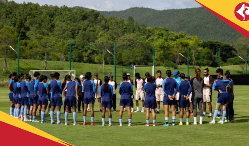 Under Coach Crispin Chettri Womens Indian Football Team ready for the road to AFC Womens Asian Cup