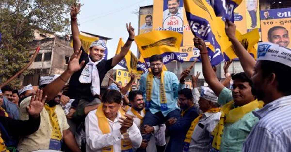 AAP wins in gujarat