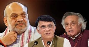 congress slams over shah comment