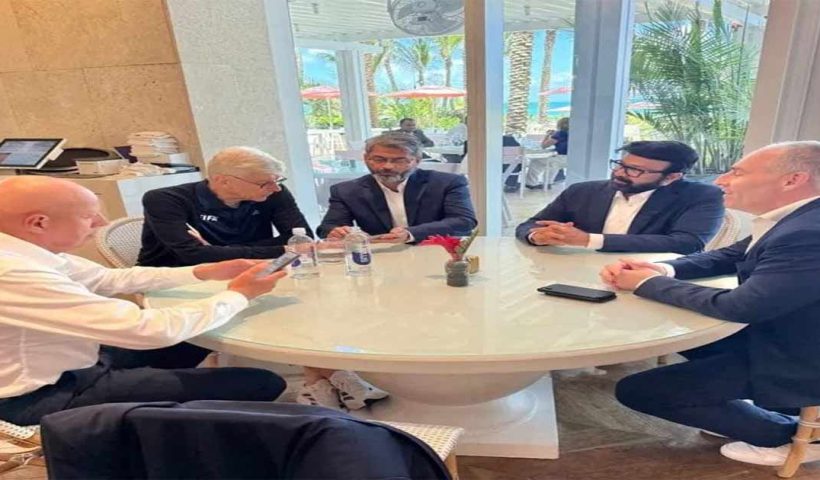 Wenger meeting with choubey