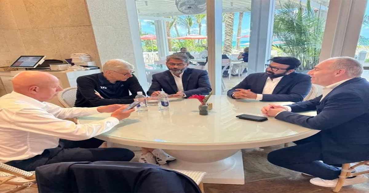 Wenger meeting with choubey
