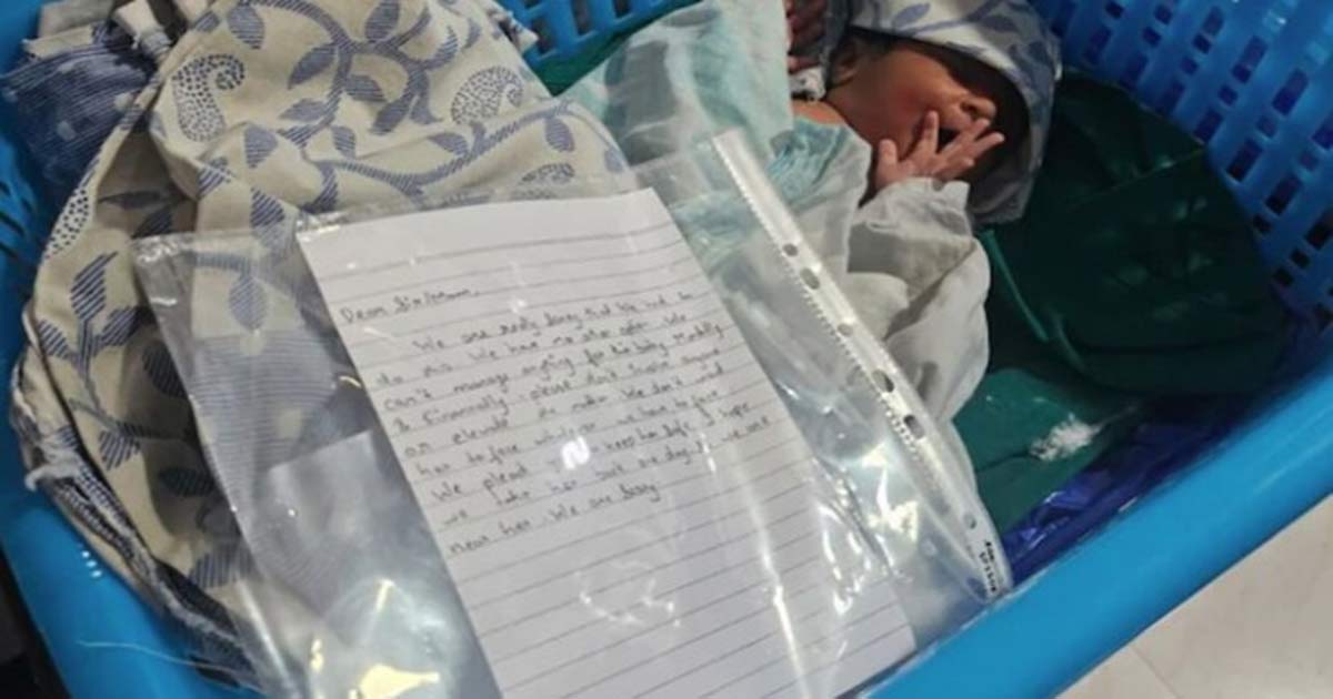Newborn abandoned baby found in Mumbai