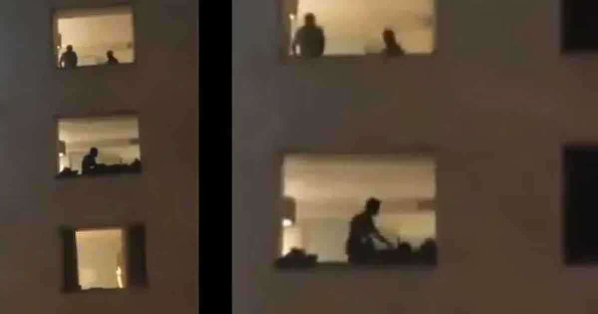 Hotel: হোটেলে জানলা খুলেই অন্তরঙ্গ মুহূর্ত, ভাইরাল ভিডিও