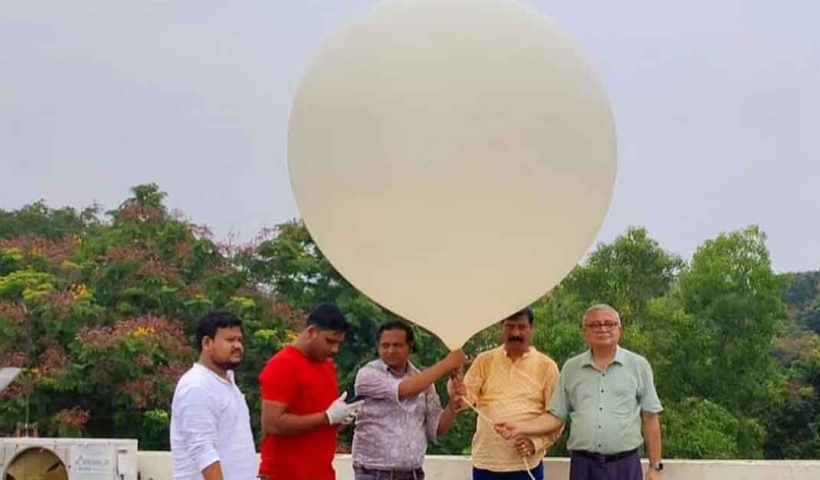 বিদ্যাসাগর বিশ্ববিদ্যালয়ে ISRO-র সহায়তায় রেডিয়োসন্ড বেলুন উৎক্ষেপণ