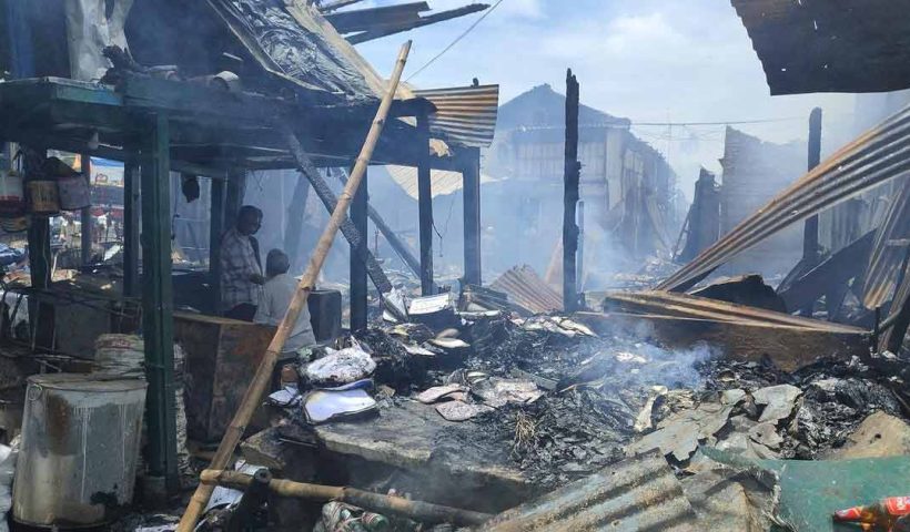 deliberate-fire in khidirpur