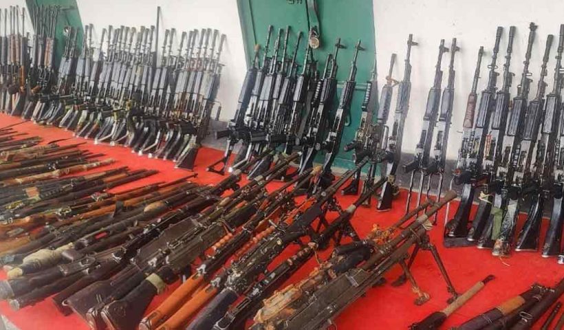 manipur firearms recovery