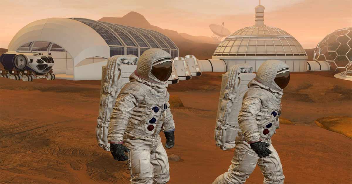 Mars human settlement