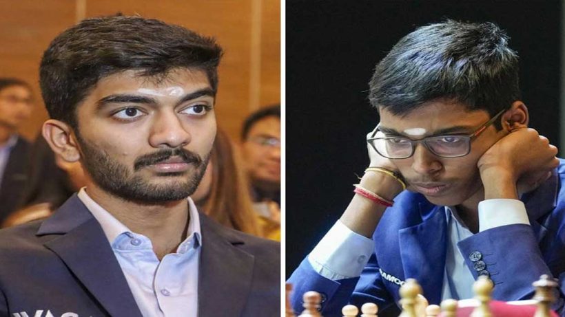 praggnanandhaa raises to no 5