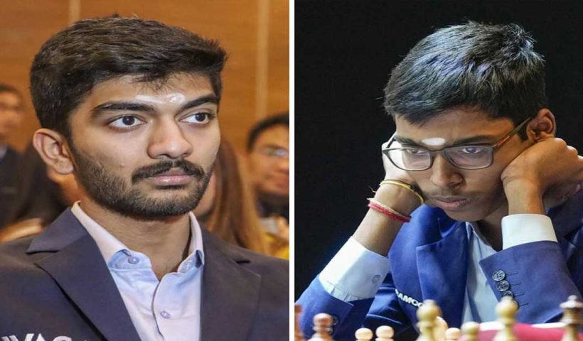 praggnanandhaa raises to no 5
