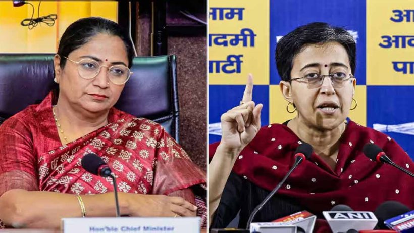 atishee alleges rekha gupta