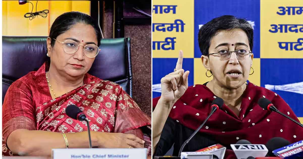 atishee alleges rekha gupta