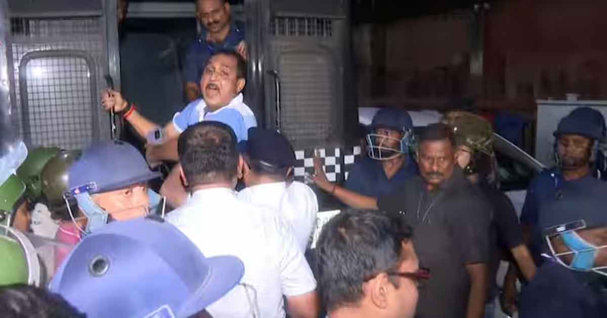 লালবাজারে বিক্ষোভে আটক সজল-সহ ৩ বিজেপি কাউন্সিলর