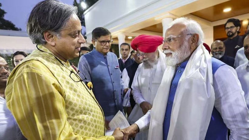 shashi tharoor praises pm modi