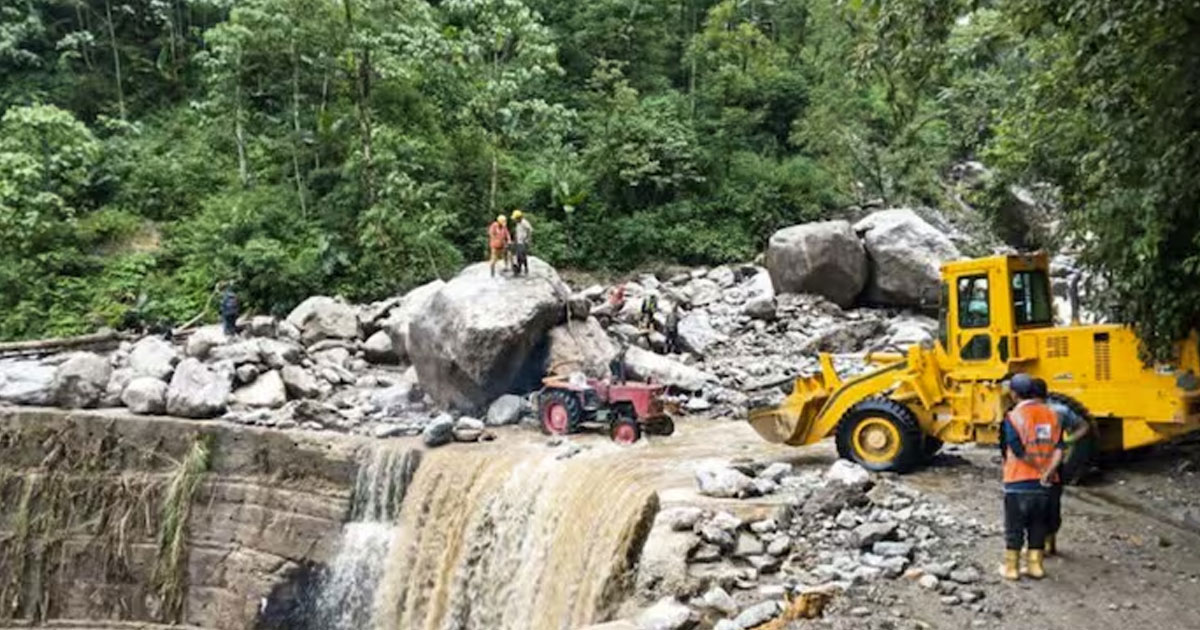 Sikkim Army Camp Landslide