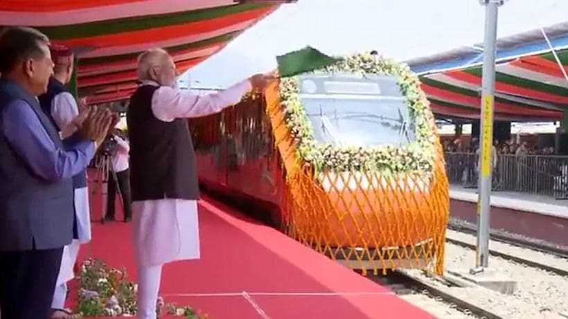 PM flags off Katra-Srinagar Vande Bharat